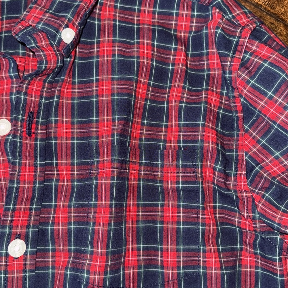 janie and jack tartan plaid shirt - Picture 2 of 2